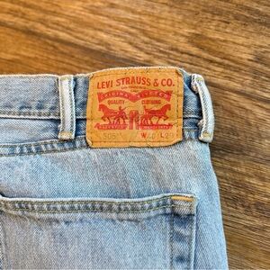 Levi's 505 Regular Fit Light Wash Jeans - W40 L29 - Light Blue Denim